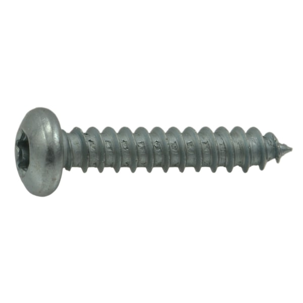 Midwest Fastener Sheet Metal Screw, #4 x 5/8 in, Zinc Plated Steel Pan Head Torx Drive, 35 PK 37049 - main